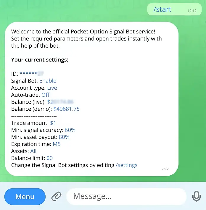 telegram bot po trade
